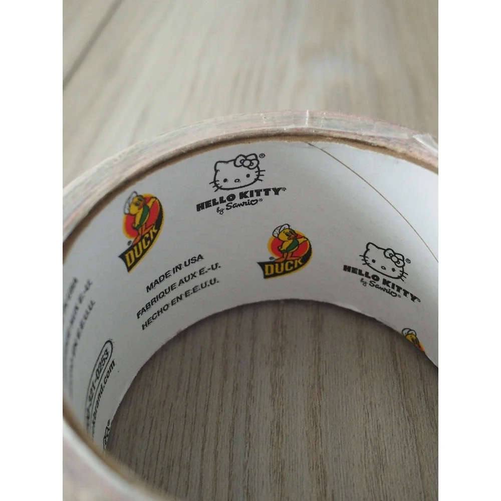 Duck Brand Hello Kitty Cloud Pastel Pink Blue Duct Tape Craft Sanrio 1.88in